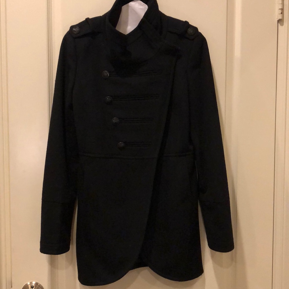 Zara p-coat wool winter coat